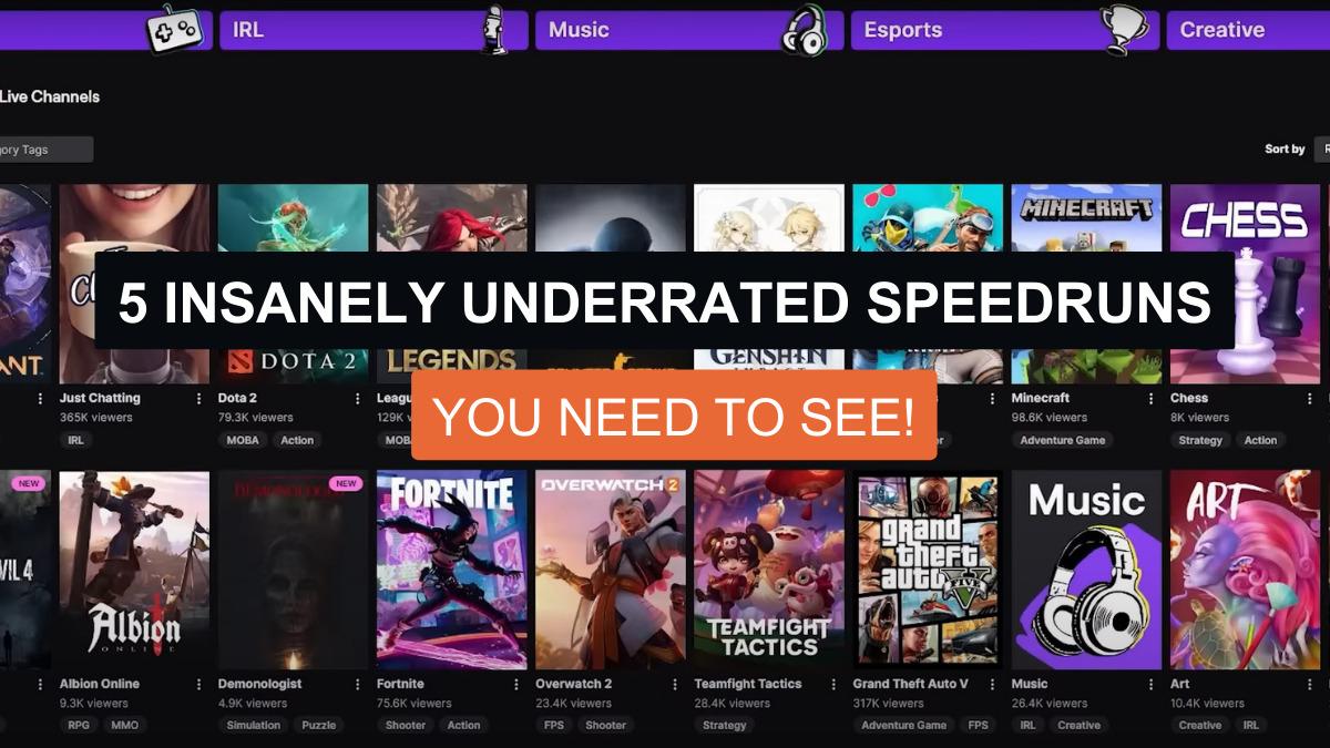 5 Insanely Underrated Speedruns You Need To See!