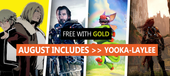 Free Xbox Games with Gold for August 2021