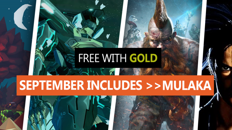 Free Xbox Games with Gold for September 2021