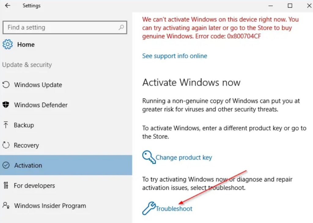 12 Tips To Fix Window 11/10 activation key: Start the Windows Activation Troubleshooter